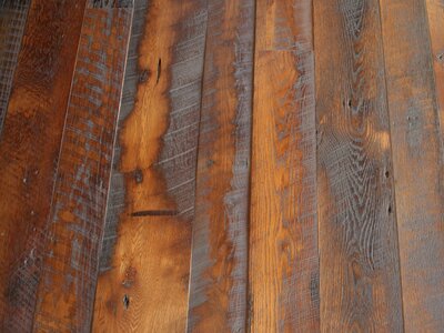 What can you expect to see in the grain of your flooring?