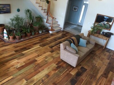 Reclaimed Barnwood Plank w/Rubio Pure Oil