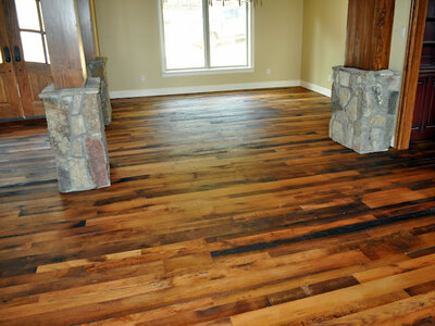 Reclaimed Oak Distressed with Rubio Pure 2C Oil