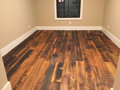 Reclaimed Oak Highlands Plank with Rubio Pure 2C Oil