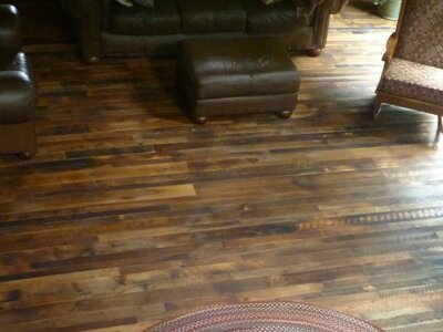 Reclaimed Oak Highlands Plank with Rubio Pure 2C Oil