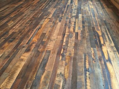 Reclaimed Oak Highlands Plank with Rubio Pure 2C Oil