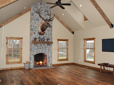 Reclaimed Oak Horse Fence with Velvet Oil