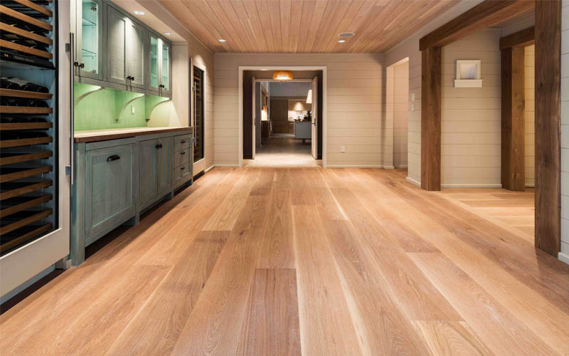 wide plank white oak flooring