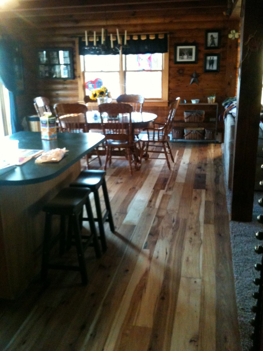 wide plank reclaimed oak flooring