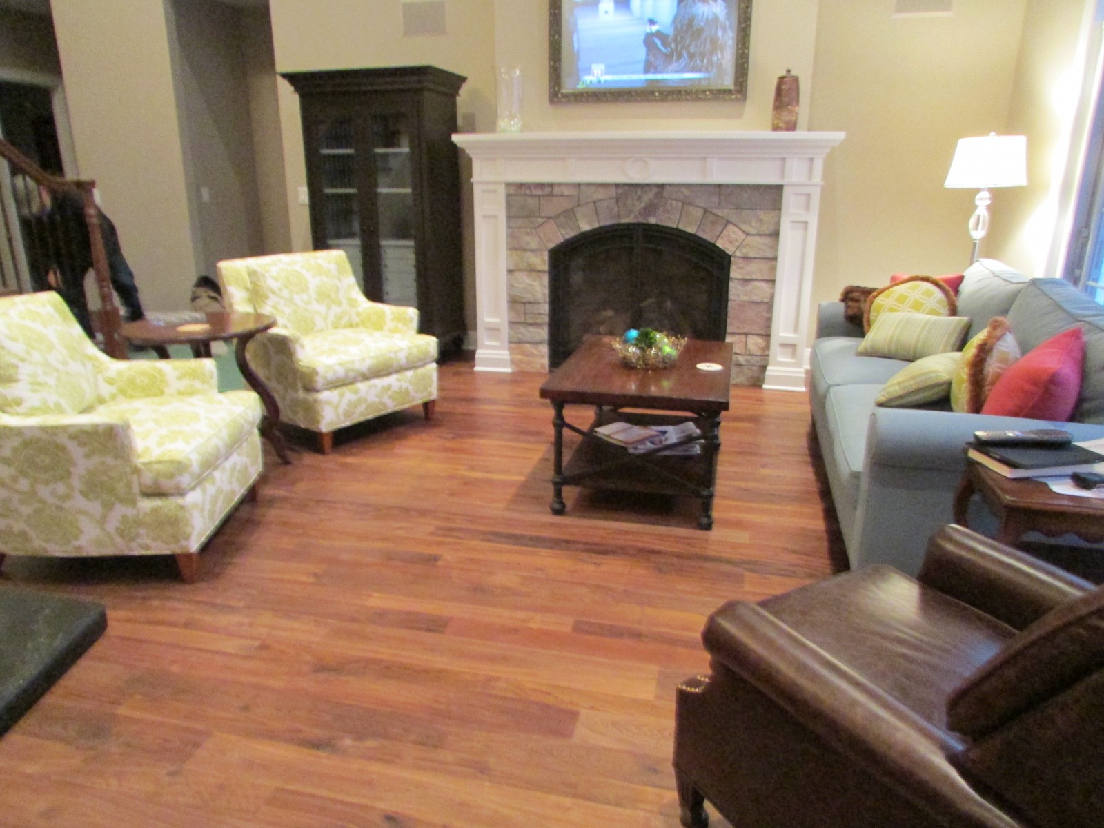 wide plank walnut flooring