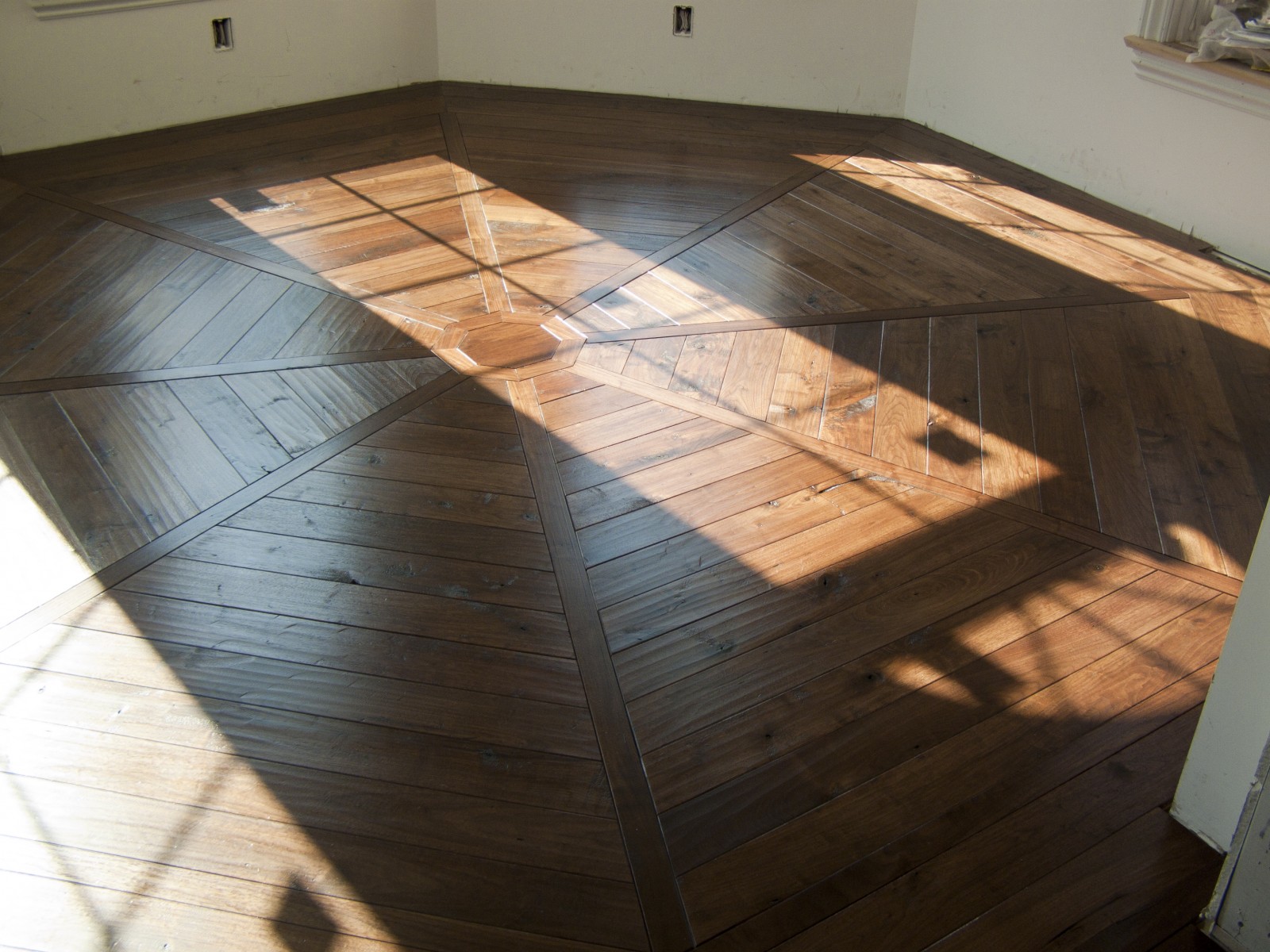 wide plank walnut flooring