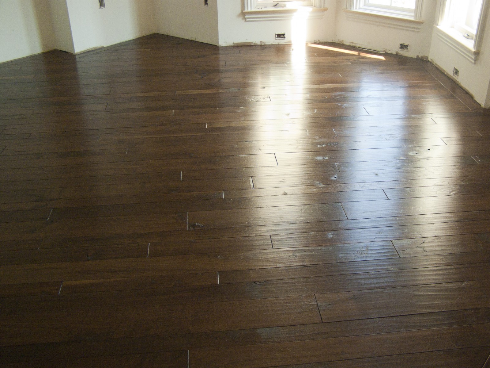 wide plank walnut flooring