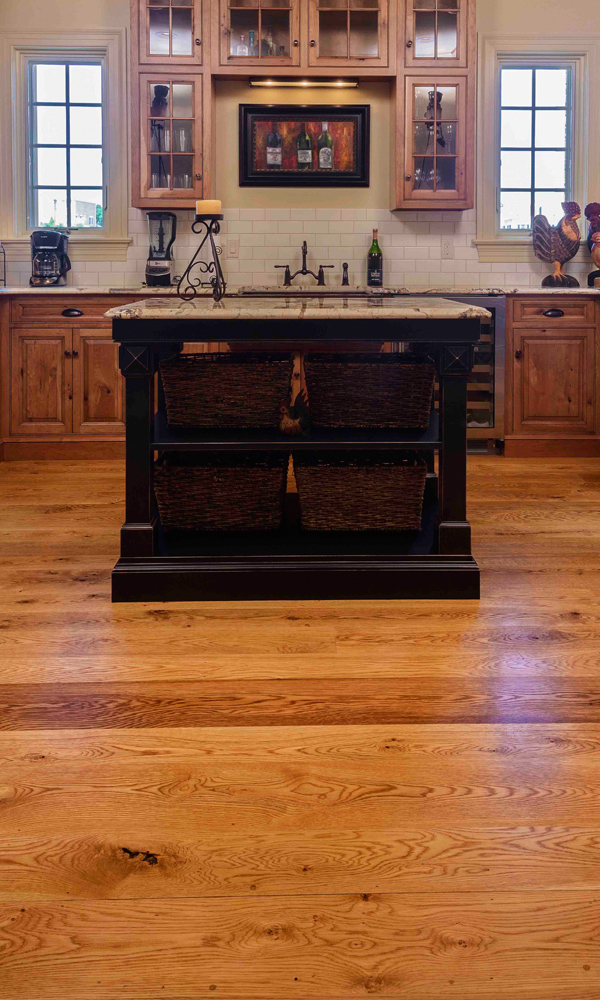 wide plank white oak character flooring