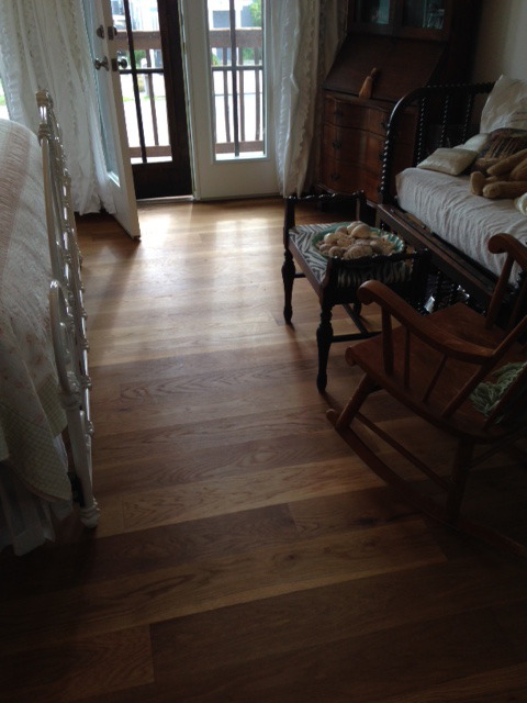 wide plank white oak flooring