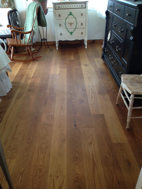 wide plank white oak flooring