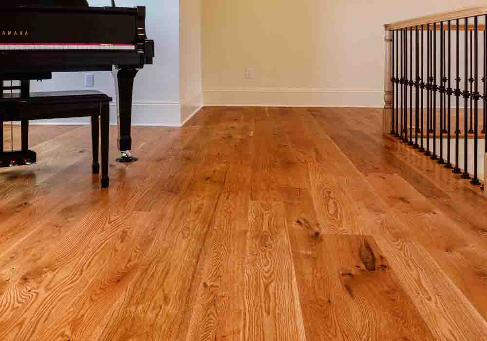 wide plank white oak character flooring