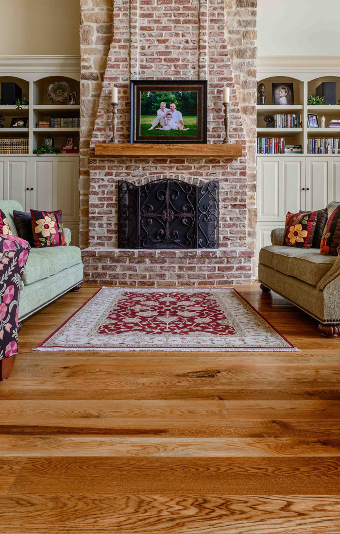 wide plank white oak character flooring